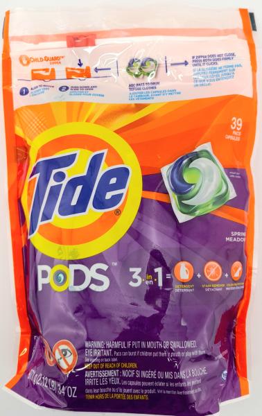 TIDE PODS 'Spring Medow' Liquid Laundry Detergent 39 Pacs 971 gr